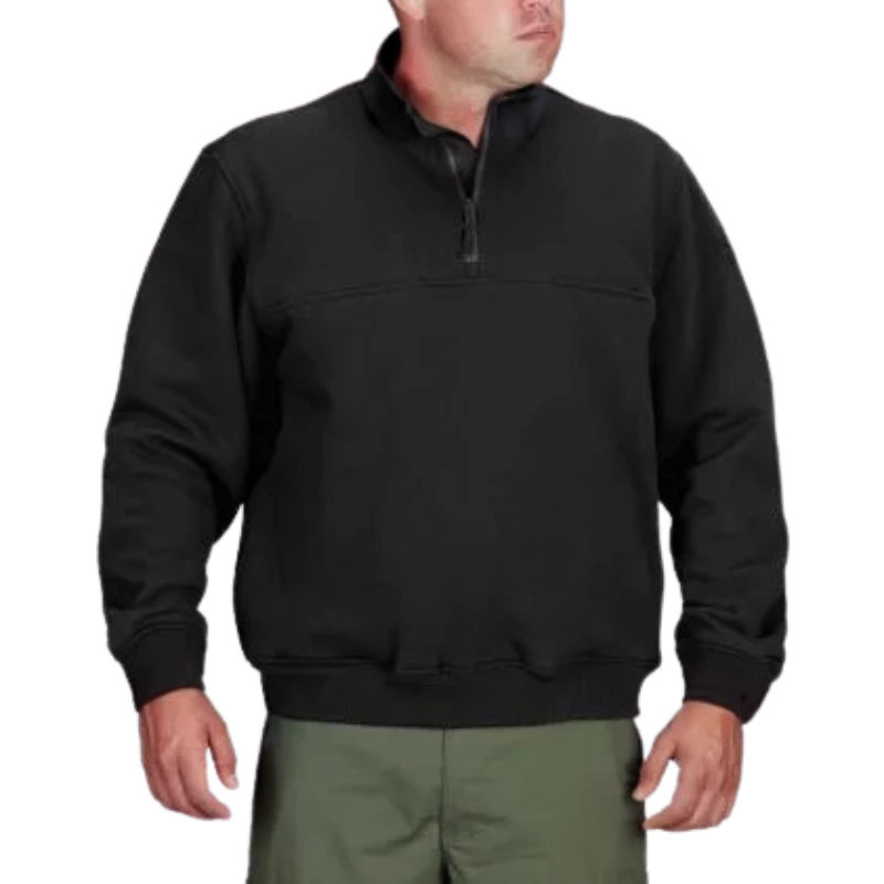 Black Quarter Zip: The Ultimate Work Companion.