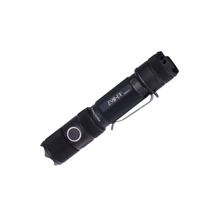 E9R-UV: The Ultimate Pocket Security Torch. Detect & Protect, Recharge & Reveal. Brilliant Lumens.